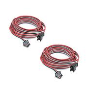 zmtyuguan 2 pcs/pack 5M 16.4ft 3 Pin JST SM Male Female Plug LED Connector Cable For WS2812B WS2811 SK6812 Symphony LED lights with connectors，SM3P buckle free welding plug light controller wire
