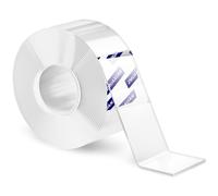 ZMUAXUAN Removable Nano Double Sided Tape Heavy Duty,Clear Washable Strong Sticky Mounting Adhesive Strips,Multipurpose Reusable Transparent Traceless Gel Grip Tapes for Wall&Carpet&Poster&Photo&Mats
