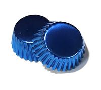 Zmum Party Paper Baking Cases for Cupcakes, Mini Size, Pack of 100 Blue