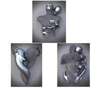 ZMURED Cow Print Farmhouse Wall Decor ，Abstract Canvas Paintings Picture Prints Artwork for Rustic Wall Decor for Living Room, Bedroom, Kitchen Or Nursery （24x16inch NO Frame (3PC)