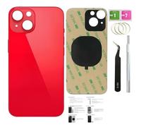 ZMVDJZ 14 Back Glass Replacement for iPhone 14 ((Product) Red, 6.1 Inch) Replacement Back Cover Glass with Pre-Installed Tape +Installation Instruction + Repair Tools ((Product) Red)