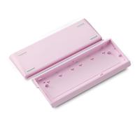 ZMX H60 Aluminum Keyboard Case,60% Customized Mechanical Gaming Keyboard Housing Compatible with Woot60HE/MADLIONS MAD 60 HE 61Keys Compact Barebones Keyboards DIY (Pink)