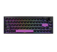 ZMX X BOYI 66Pro Magnetic Switch Rapid Trigger RGB Gaming Keyboard,60% Hall Effect Adjustable Actuation Gasket-Mounted Hot Swap Wired Mechanical Keyboard with Knob for PC/Mac Gamer (Black)