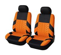 ZMXRF Car Seat Covers for Nissan Juke 2011-2019,Comfortable and Breathable Washable Fabric Car Seat Covers Front Seats and Rear Seat Car Seat Covers,Orange