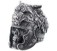 ZMY Home 2023 Skull Ring Cool Evil Death Punk Rock Stainless Steel Rings Aly Style Jewelry, Metal, No Gemstone