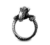 ZMY Home Genuine Stainless Steel Ring Jewelry for Men Fashion Punk Rock Movie Rings, Metal