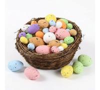 ZMYueda 100 Pcs Easter Mini Eggs Decorations, Mini Easter Eggs Decorations, DIY Easter Egg Craft, Easter Mini Eggs Pastel for Easter Party, Baskets, Tables & DIY Projects Easter Decor