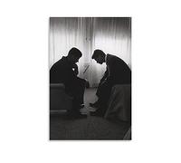 ZNA John&Bobby Kennedy Poster Decorative Painting Canvas Wall Posters And Art Picture Print Modern Family Bedroom Decor Posters 24x36inch(60x90cm)