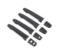 ZNAGDFVW Handlebar Covers Compatible with Mitsubishi for Evolution X 2008 2009 2010 2011 2012 2013 2014 2015 2016 2017 ABS Exterior Door Handle Housing