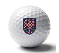 Znak Moravy Czech Republic Golf Balls Rubber Practice for Training for Backyard Beginner