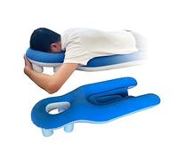 ZNALDP Face Down Pillow After Eye Surgery Prone Donut Pillow for Head Sleeping on Stomach Retinal Detachment Vitrectomy Recovery Equipment Face Support Breathe Easy Prone Cushion Pillow - Blue