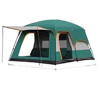 ZNBO Tent Large Multi Room for 8-12 Person Sunproof and Rainproof Camping Overnight Portable Large Family with Storage Pockets Camping,Convenient to carry and easy to build,Green,M