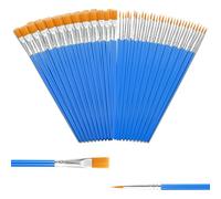 Znchgdtre Paint Brush Studio | Bright colors and assorted sizes meet various painting styles from sketching to finishing touches.