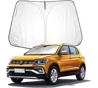 ZNCJY Car Windshield Sunshade for T-Cross 2019-2025, Sun Visor Foldable Sun Heat Protection Anti-UV Front Window Dust Protector