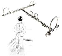 Zngoiwyt BDSM Erotic Bondage Spreader Bar Bd-Sm Stainless Steel Extreme Kneeling Torture Restraints Tool Collar Handcuffs Ankle Cuffs Sex Toys(Men)