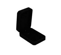 Zngou 1 PCS Necklace Box, Velvet Pendant Gift Box Long Chain Jewelry Display Boxes Black Necklace Case for Engagement Wedding Mothers Day Christmas Thanksgiving Birthday Mom Gifts
