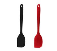 Zngou 2PCS Large Heat Resistant Silicone Spatula Set - 28Cm Seamless Rubber Non-Stick Cooking Utensil for Kitchen Baking, Mixing, Cake, Cream and Butter - BPA Free