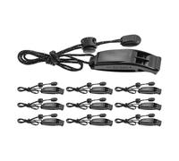 ZNJAMN 10Pcs Loud Emergency Whistle With Reflective Rope Adjustable Buckle And Tail for Referees