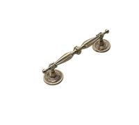 ZNJAMN 2pcs Antique Bronze Cabinet Pulls, Vintage Wardrobe & Kitchen Door Handles, Single-Hole Drawer & Wine-Cabinet Knobs Furniture Handles for Doors(Antique-96mm)