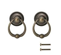ZNJAMN 2pcs Antique Bronze Zinc Alloy Cabinet Door Pulls Handle Vintage Doors Knobs for Furniture Cupboard Wardrobe Closet Wooden Door for Doors