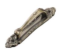 ZNJAMN 2pcs Antique Door Handle Exposed Aluminum Alloy Push-Pull Door Handle for Furniture Cabinets Drawers Wardrobes Hardware for Doors(298mm)