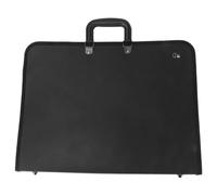 ZNJAMN Artist Drawing Board Bag Portable Painting Plate Bag A3 Black Color Drawing Sketch Board Storage File Bag Document Carry PVC Office Case Art Supplies for Drawing Boar