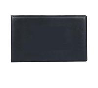 ZNJAMN Document And Ticket Album Banknote Currency Collecting Album PU Leather Hard Cover Storage For Paper Folding Money Dollars Bills