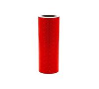 ZNJAMN Reflective Tape 3PCS Microprism Reflector Sheeting PVC Self-Adhesive Reflective Warning Tape Sticker For Bike, Car, Motorcycle(Red)