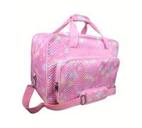 ZNJAMN Sewing Machine Bag Sewing Machine Carrying Case, Storage Bag with Shoulder Strap Universal Tote Travel Bag for Girls(Pink)
