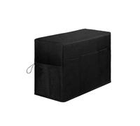 ZNJAMN Sewing Machine Bag Waterproof Sewing Machine Cover with Pockets Scratch Cover for Most Sewing Machines(Black)