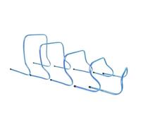 ZNJAMN Speed Training Hurdles 5pcs Detachable Agility Training Hurdles Sport Practice Equipment For Athletes Soccer For Track, And Football Training(Blue)