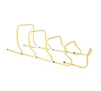 ZNJAMN Speed Training Hurdles 5pcs Detachable Agility Training Hurdles Sport Practice Equipment For Athletes Soccer For Track, And Football Training(Yellow)