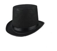 ZNJAMN Top Hat Collapsible Black Top Hat Kids Adult Magician Jazz For Parties & Events