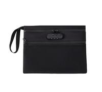 ZNJAMN Waterproof Oxford Cloth Document Storage Bag For Passports Bank Cards Files Home Organization Neutral Style Anti-Theft for Jewellery(Color 1)