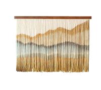 ZNKZJ Large Macrame Wall Hanging Dip-Dyed Macrame Wall Art Tapestry Boho Wall Decor,Cotton Rope Textile Wall Hanging Hand-Dyed Tapestries Home Decor,A_120x110cm