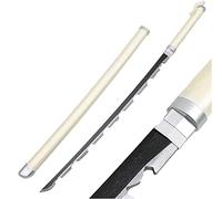 ZNLVZSH Anime Wooden Samurai Sword compatible with Dem Slay,Cosplay Ninja Sword Props,for Fans Xmas Or Birthday Anime Lovers Decorative Toys ，41 Inches, Hashibira Inosuke