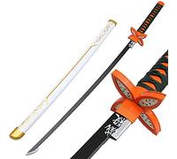 ZNLVZSH Anime Wooden Samurai Sword compatible with Dem Slaye, Cosplay Ninja Sword Props,for Fans Xmas Or Birthday Anime Lovers Decorative Toys ,41 Inches, Kochou Shinobu