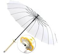 ZNLVZSH Dem Slayer Anime Cosplay Automatic Umbrella,210t 8 Bones Sun&rain Umbrella Windproof Waterproof For Men Women,various Character Options, Agatsuma Zenitsu