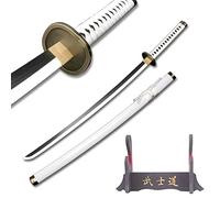 ZNLVZSH Katana Roronoa Zoro Wooden Sword Japanese Anime Props Anime Cosplay Blade Sword Weapon Prop Handmade Samurai Sauron Hanzo Katana(41inch), Wado ichimonji