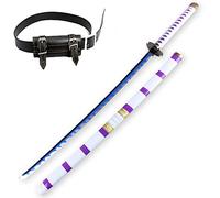 ZNLVZSH Roronoa Zoro Sword Anime Cosplay Blade Sword ，handmade Halloween Prop Wooden Model Sword Ninja Weapons Sword Toy For Kids (size : 104cm/40.9in)(+belt, Nidai Kitetsu)
