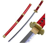 ZNLVZSH Roronoa Zoro Sword Anime Cosplay Blade Sword ,handmade Halloween Prop Wooden Model Sword Ninja Weapons Sword Toy For Kids (size : 104cm/40.9in)(1pcs, Kitetsu)