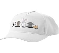 ZNODXFIV Baseball Cap My Favorite Breed is Rescued - Bunnies for Unisex Adult Outdoor Casual Sun Hat Cool