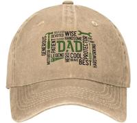 ZNODXFIV Baseball Cap The Man The Myth Daddy The Legend Distressed Denim Washed Father's Day Dad Snapback Golf Adjustable Fit Hat Cool