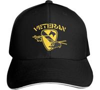 ZNODXFIV Classic 1st Air Cavalry Division Veteran Baseball Cap Sun Cap Hats for Men Luxury Women's Beach Men's