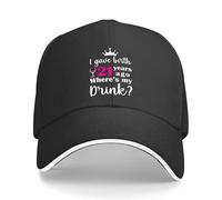 ZNODXFIV Classic Drink Lover Kids Baseball Cap Youth Funny Sports Comfort Sunscreen Baseball Hat Adjustable Sandwich Brim Lightweight Outdoor
