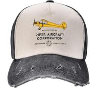 ZNODXFIV Classic Fashion Piper J3 CUB Baseball Cap Sports Cap Mountaineering Hood Caps Male Women's Outdoor Cool