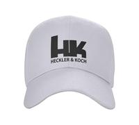 ZNODXFIV Classic Heckler and Koch Firearms Baseball Cap Men Women Outdoor Trucker Hat Dad Hat Breathable Polyester Racing Cap Summer Cap
