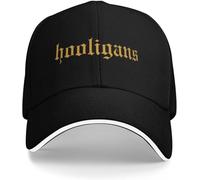 ZNODXFIV Classic Hooligans Letters 2 Camping Baseball Caps for Mens Printing Male Beach Golf Hat Snapback Cap Gift