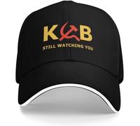 ZNODXFIV Classic KGB Still Watching You CCCP USSR Soviet Union Sport Baseball Caps Men High-end Female Beach Sunscreen Hats Trucker Cap Gift