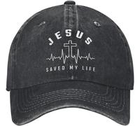 ZNODXFIV Classic Men Women Baseball Cap Saved My Life Distressed Denim Hats Cap Vintage Outdoor Workouts Adjustable Headwear
